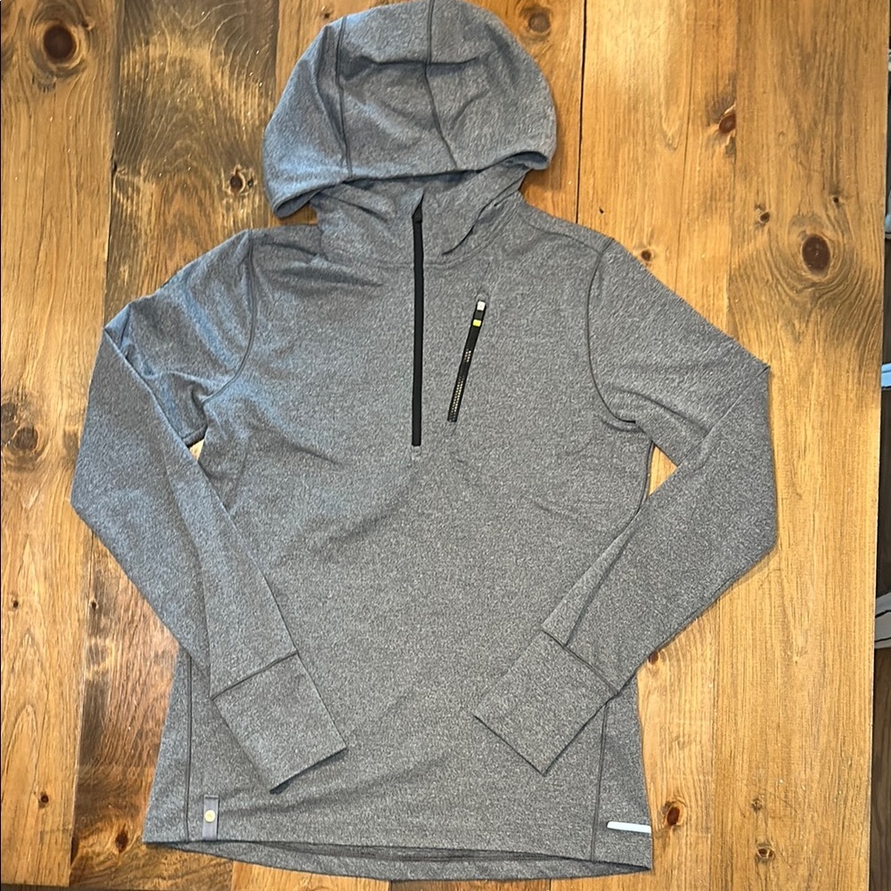 Polo Ralph Lauren Sport 1/4 Zip Pullover Hooded Long Sleeve Athletic Top - Small